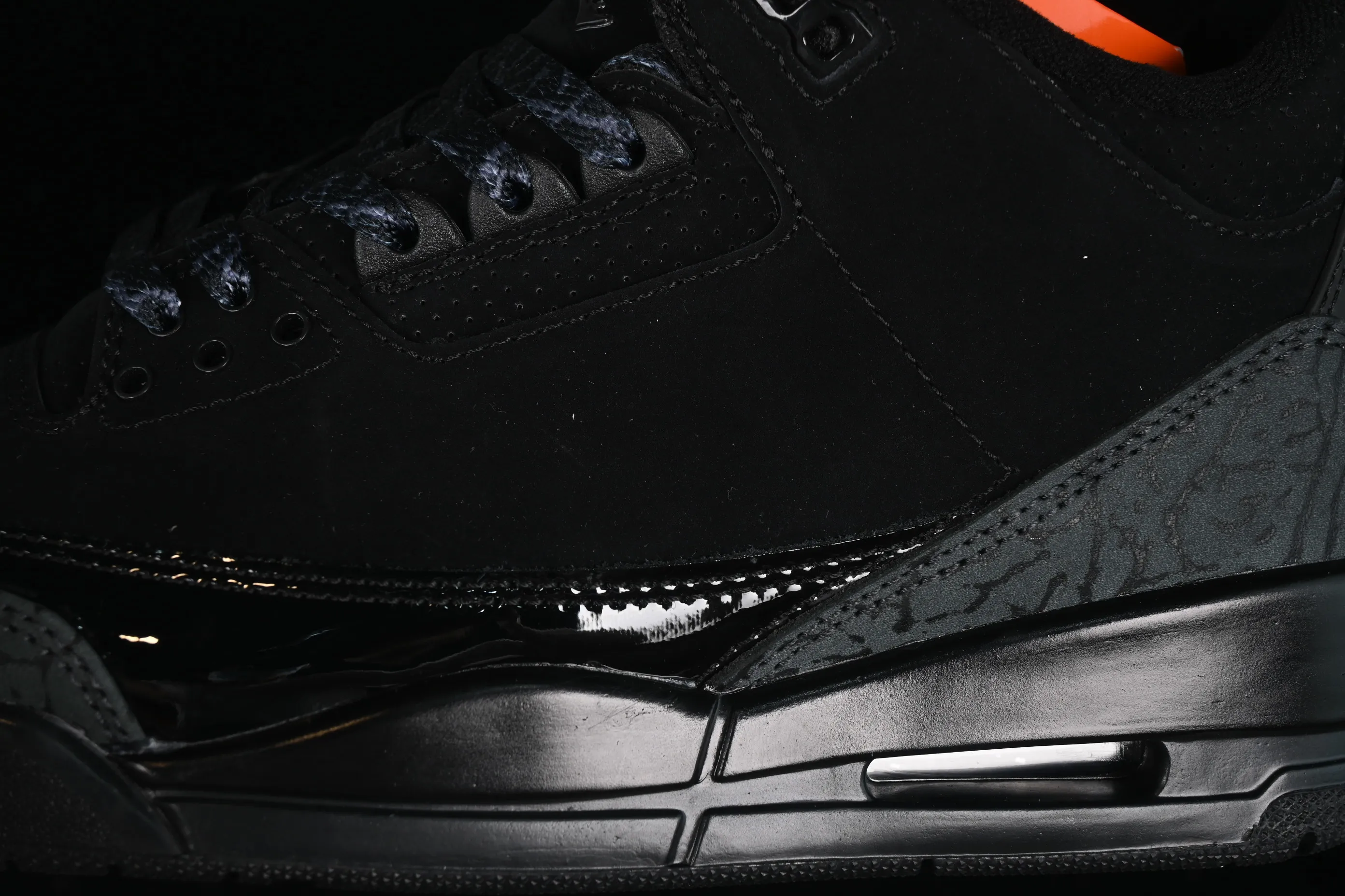 All Categories Air Jordan Jordan Series Basketball Shoes Air Jordan 3 Air Jordan 3 Retro AJ3 Joe 3 Midnight Black Retro Basketball Shoes CT8532-001
